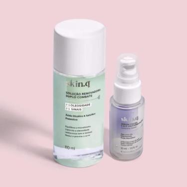 Imagem de Combo Skin.q: Solução Renovadora Facial 110ml + Sérum Facial 30ml - Cu