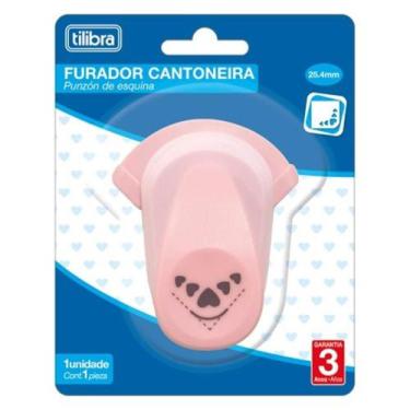 Imagem de Furador Cantoneira Tilibra - Coração