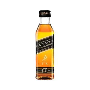 Imagem de Whisky J. Walker Black Label 50ml - Miniatura Especial de Vidro - John