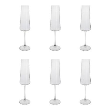 Imagem de Jogo De 6 Taças Para Champanhe 210Ml Xtra Em Cristal Bohemia - Crystal