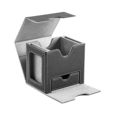 Imagem de Caixa De Armazenamento Dupla Para Cartas MTG Com Display Para Commande