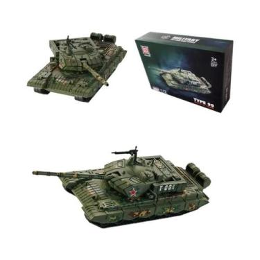 Imagem de Blocos De Montar Da Série Militar M1A2 T90 Leopard Challenger, Modelo 