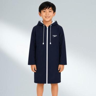 Imagem de Roupão De Natação Infantil New Malta Speedo - DARK BLUE PP, Azul, PP