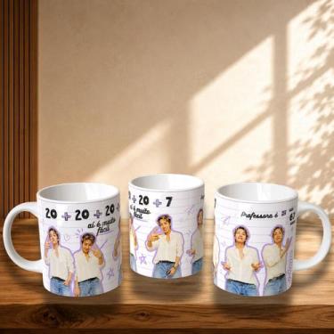 Imagem de Caneca Kpop Professora é 67 Cerâmica Premium 325ml - Mecolour