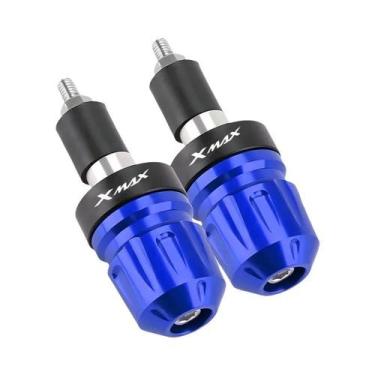 Imagem de Manoplas Universais Para Guidão Yamaha XMAX 125 250 300 400 Com Contra