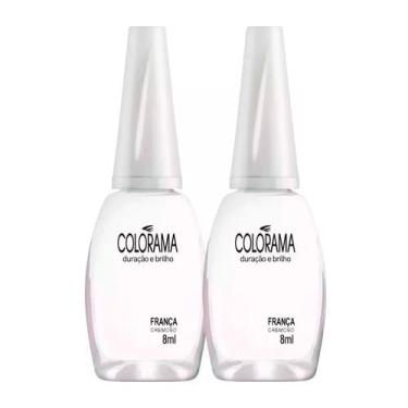 Imagem de Kit 2 Esmalte Colorama Cor França com 8ml