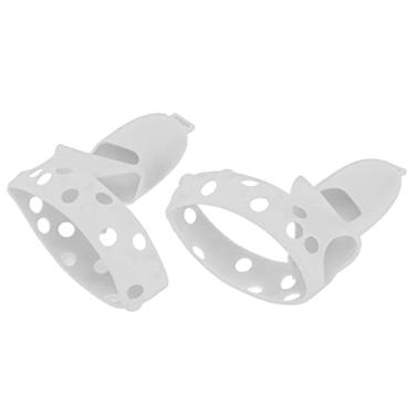 Imagem de Capa protetora da alça do controlador VR, manga protetora à prova de suor e alça protetora lavável e confortável para Oculus Quest 2(cinza)