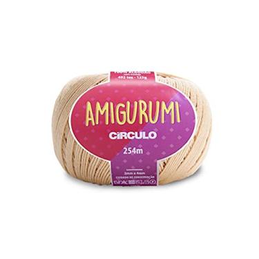 Imagem de Fio Amigurumi da Circulo – 100% algodão virgem brasileiro mercerizado (pacote com 1 bola) – 125 g, 278 m – Esportivo (porcelana – 7564)