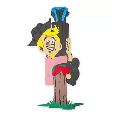 Imagem de enfeite festa junina arraia caipira pau de sebo