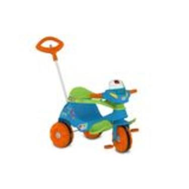 Triciclo Infantil Bandeirante Velobaby de Pedal com Empurrador