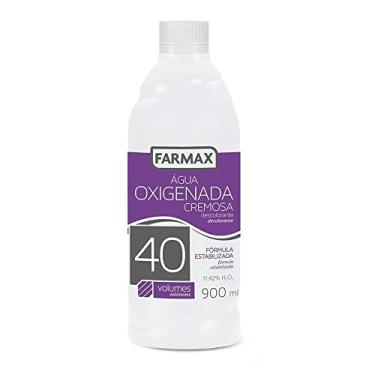Imagem de Agua Oxigenada Cremosa 40% Vol, Transparente, Farmax, 900 ml