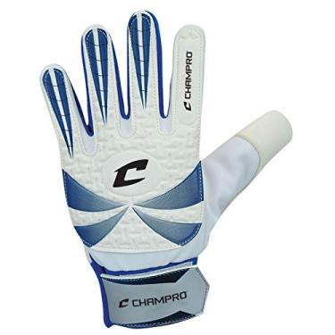 Imagem de Champro Luvas de goleiro de futebol (azul/branco, 8/3 mm)