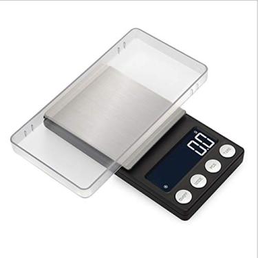 Imagem de balança eletrônica de alta precisão 0,01g mini balança para joias de bolso ouro quilate balança eletrônica médica portátil