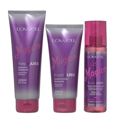 Imagem de Kit Lowell Shampoo + Condicionador + Fluido Liso