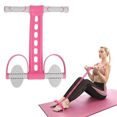 Imagem de Faixa de resistência para pedais AIKOTOO, corda elástica de puxar para fitness, exercícios em casa, academia, ioga, treinamento, multifunções, pedal de treinamento, perna de braço, musculação, treinamento abdominal.