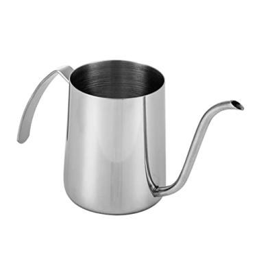 Imagem de 350ml de aço inoxidável com gotejamento manual para café chaleira de ganso Despeje sobre a chaleira de café Chaleira de chá
