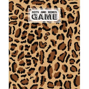 Imagem de Dots And Boxes Game: Leopard Print Cover Dots And Boxes Game, A Classic Strategy Game - Large and Small Playing Squares, 120 Pages, size 8" x 10" by Carl Moll