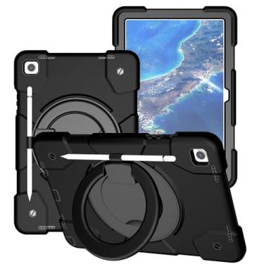 Imagem de Tampa do caso da tabuleta Capa infantil compatível com Samsung Galaxy Tab A9 Plus 2023 SM-X210/SM-216/SM-X218 de 11 polegadas, com alça giratória, suporte e alça, capas de silicone macio para tablet,