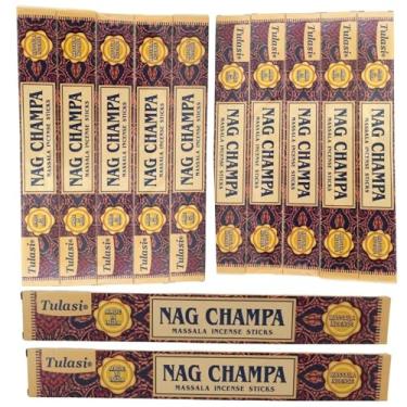 Imagem de Incenso Indiano Tulasi Massala Nag Champa 12 Caixinhas de 7 Varetas + Porta Incenso
