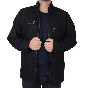 Imagem de Jaqueta Masculina Pellini Suede Peluciada Preta - PL-2202-Masculino