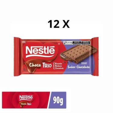 Imagem de Chocolate Nestlé Chocotrio Display Com 12 Barras De 90G - Nestle