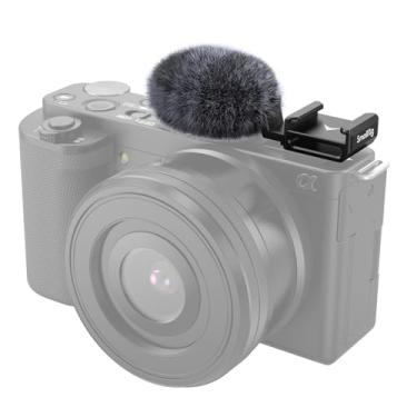 Imagem de SmallRig Adaptador de sapata fria com para-brisa para Sony ZV-1F / ZV-E10 / ZV-1 / ZV-E1 / ZV-1 II, Wind Furry para acessório leve de microfone - 3526