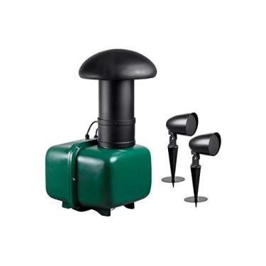 Imagem de Monoprice Sistema de alto-falantes externo 2.1, subwoofer de 20 cm, satélites de 6,35 cm (3 peças) - série Sycamore preta