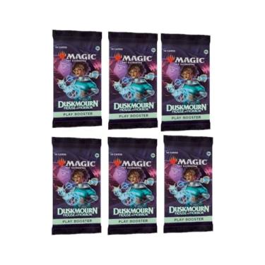 Imagem de 6 Packs MTG Play Booster Pack Lot for MTG Duskmourn House of Horrors
