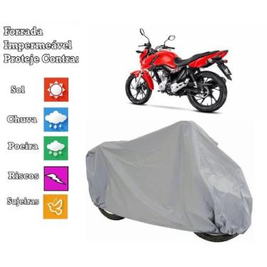 Imagem de Capa moto CG 160 FAN 100% Impermeável Proteção Total PIETRIX
