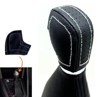 Imagem de Capa Couro Manopla Câmbio Automático Polo 2018 2019 2020 2021 2022 - T