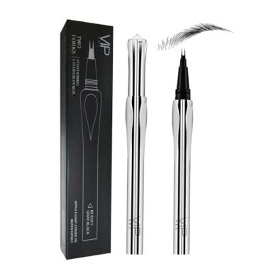 Imagem de Lápis de sobrancelha para mulheres, lápis de sobrancelha à prova d'água - Caneta Tint para Sobrancelhas Delineador de Sobrancelhas,Caneta de sobrancelha à prova d'água, delineador de sobrancelha com 2
