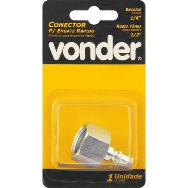 Imagem de Conector Femea Rosca 1/4x1/2" com 1 peça - Vonder