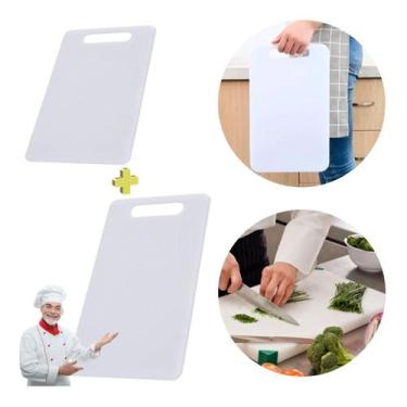 Imagem de Kit 2 Tábuas De Carne Profissional Pvc 1 Grande E 1 Média - Em casa Te