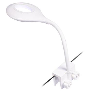 Imagem de Luminária Led Soma C7 Branca Vidro Aquário 110V 220V Bivolt