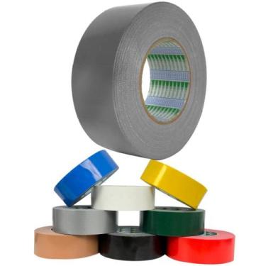 Imagem de Fita Gaffer Brilhante 50mm X 50 Metros Greika Cinza, Cinza