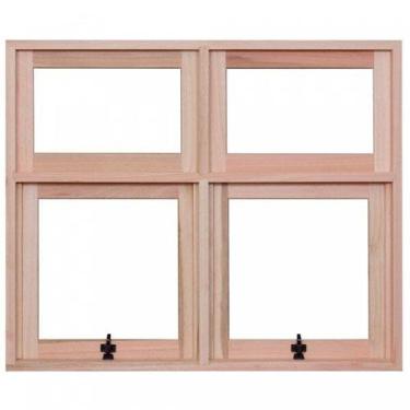 Imagem de Janela de Madeira Maxim-ar 120x120cm Caixilho 9,4cm Ewk Mp5200 Rondosu