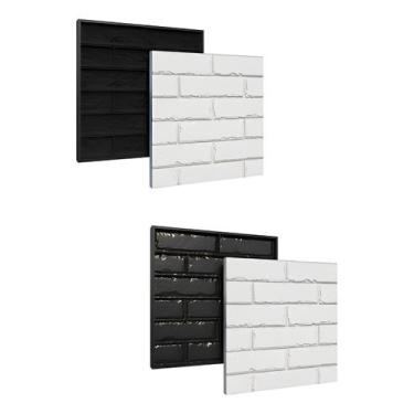 Imagem de 2 Unidades de Placa Molde de Gesso estilo Tijolinho  Criações e Design