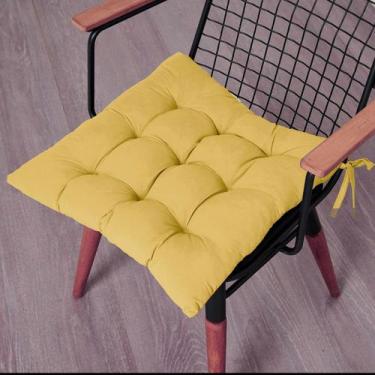Imagem de Almofada Para Cadeira Futton Ox 40x40cm - Amarelo - FASTLAR