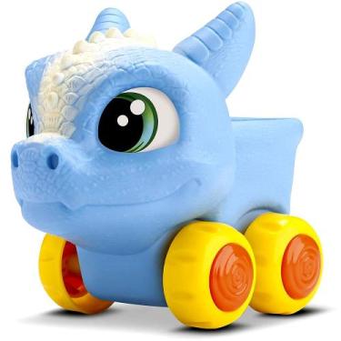 Imagem de Carrinho Dragão Réptil Roda Livre Brinquedo de Banho Infantil - Bambol