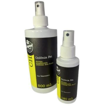 Imagem de Kit de Colônia Pet 120 ml e 500 mL Aroma CH para cães e gatos - Origin