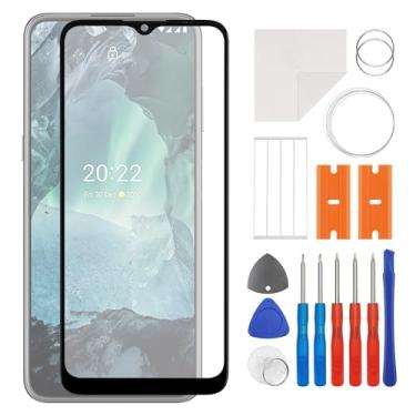 Imagem de SWARK Substituição de lente do painel externo de vidro frontal + OCA compatível com Nokia G11/G21-6,5 polegadas (sem tela LCD e digitalizador de toque) com kit de reparo
