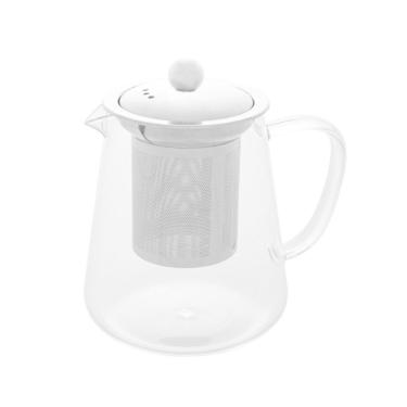 Imagem de Bule Para Chá Em Vidro E Aço Inox Com Infusor 750 Ml Lyor