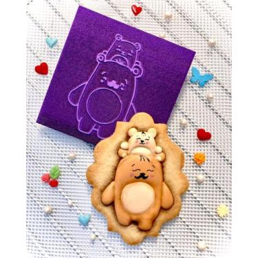 Imagem de B7 carimbo para biscoitos confeitaria artesanato dia dos pais - confei