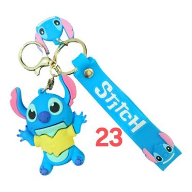 Imagem de Chaveiro Fofinho Stitch Sereia Emborrachado Realista 3D Grande - Dream