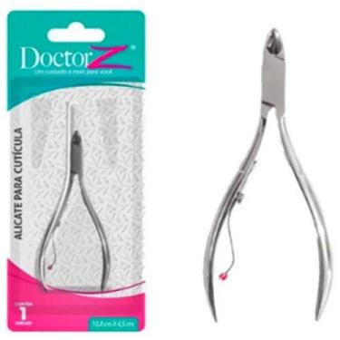 Imagem de Alicate de cuticula em Inox Doctor Z 10cm Aço Manicure - A.R Variedade