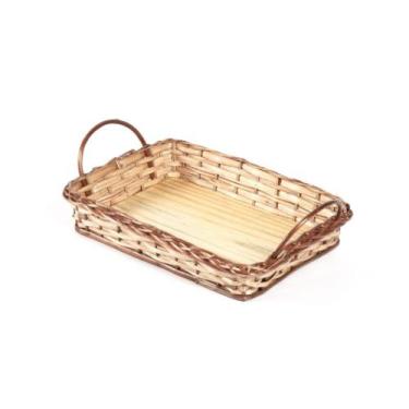 Imagem de Bandeja Alça Baixa Retangular Vime Pequena 7x25x46 Ref. 555 - Inspira 