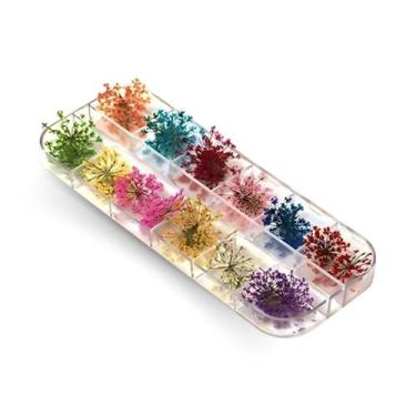 Imagem de Flores Secas para Decoração e Encapsulamento de Unhas Gel - Arte Seduç