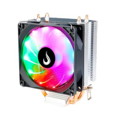 Imagem de Air Cooler Rise Mode Z5 LED Rainbow AMD/Intel 90mm Preto - RM-ACZ-Z5-RGB