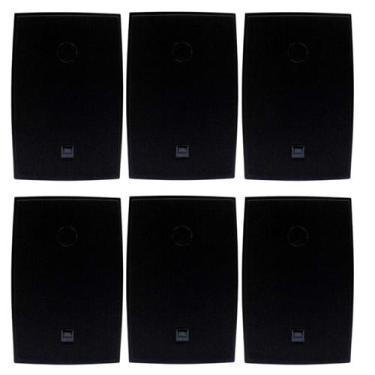 Imagem de Kit 6 Caixas de Som Acústica JBL C621P Passiva Preta - 200 Watts RMS