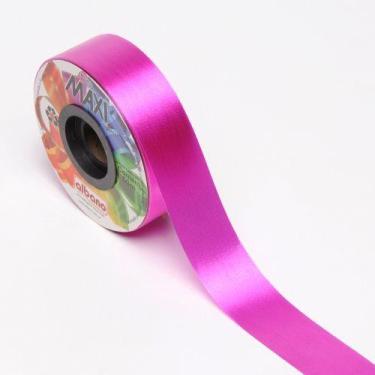 Imagem de Rolo de Fita Decorativa Para Presente 32mm x 50m - AAZ, Pink